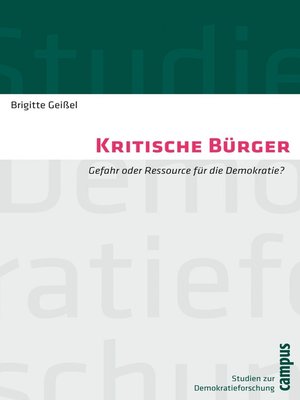 cover image of Kritische Bürger